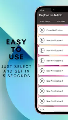 Ringtone for Android android App screenshot 0