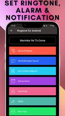 Ringtone for Android android App screenshot 1