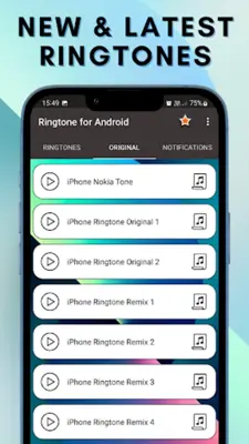 Ringtone for Android android App screenshot 2